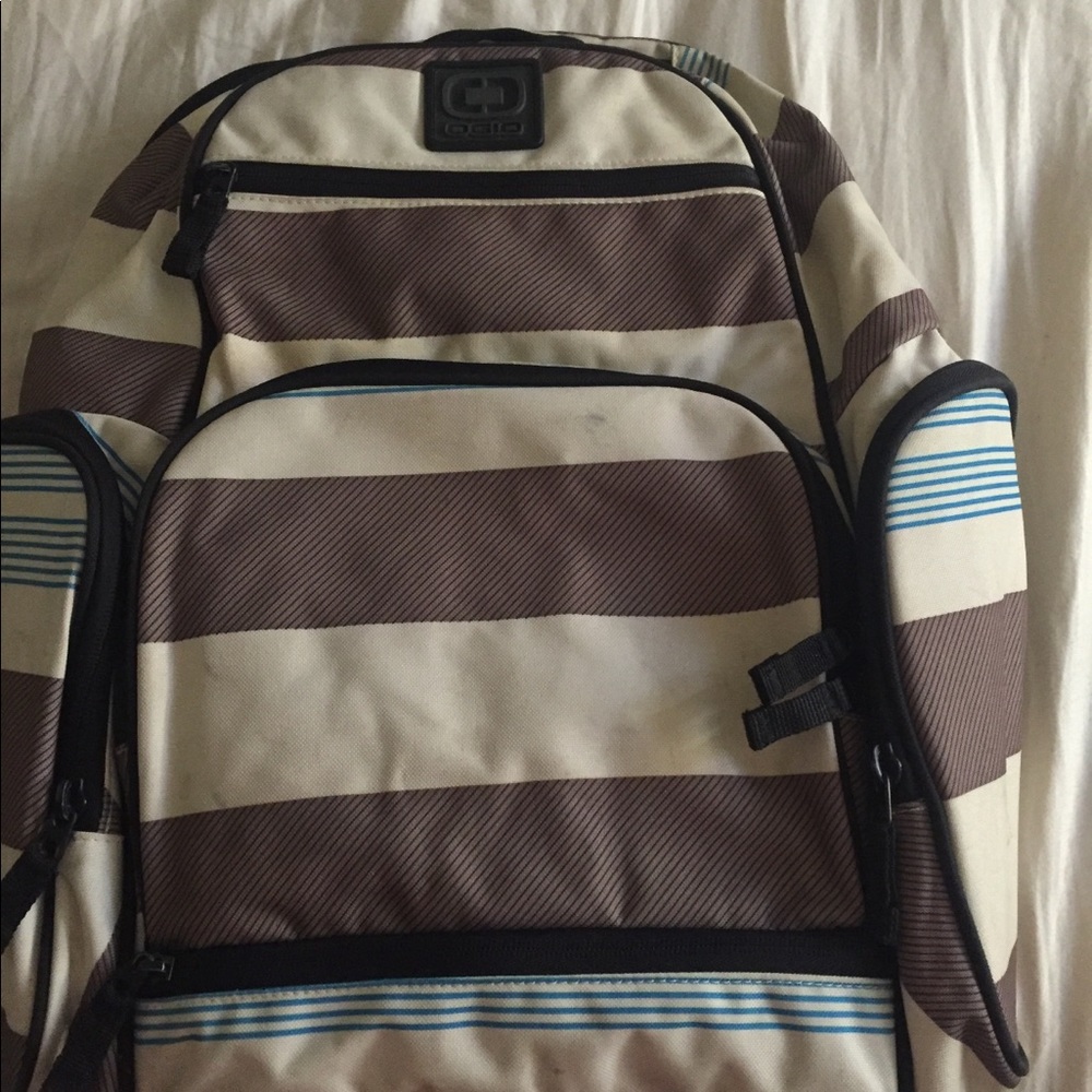 Striped OGIO Backpack